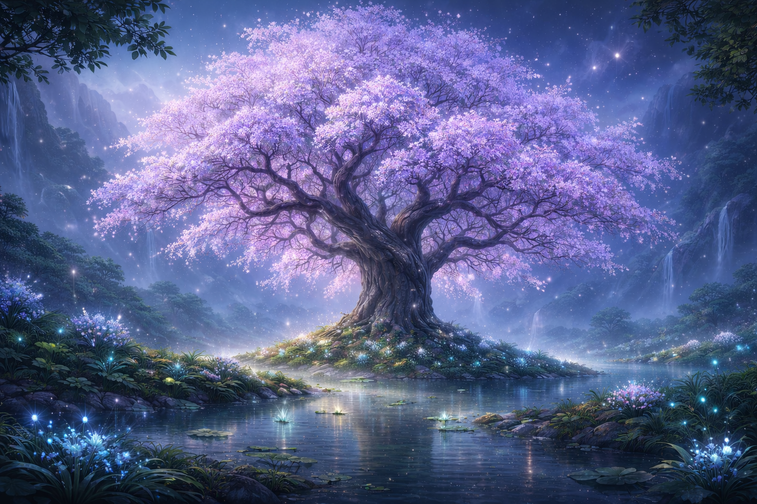 Purple Tree